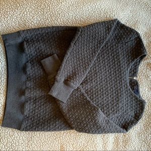 Gap grey textured pullover